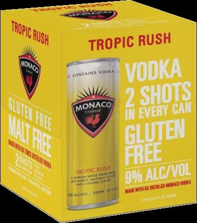 MONACO TROPICAL RUSH 4PK