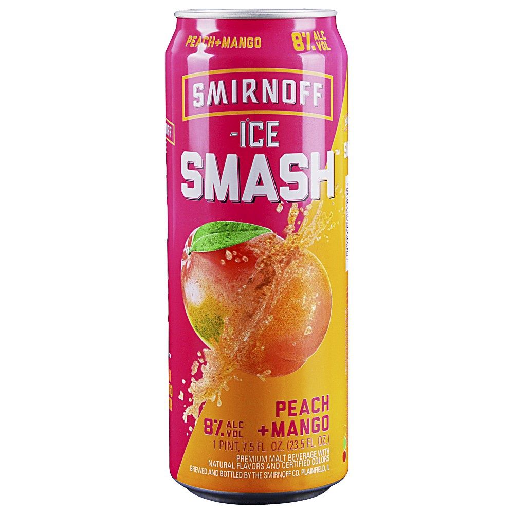 SMIRNOFF SMASH PEACH MANGO 1C