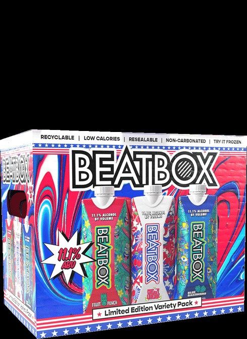 BEATBOX RED WHITE VRTY 6Pk