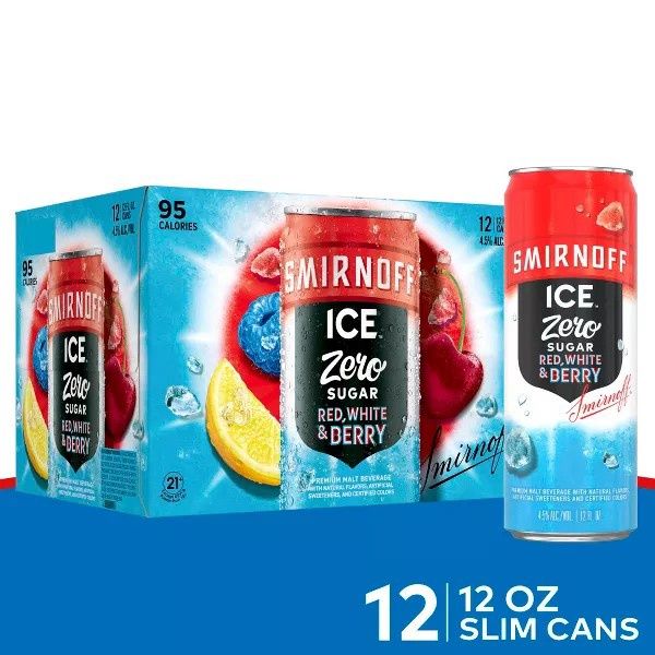 SMIRNOFF Z.SURGAR RED W &amp; B 12C