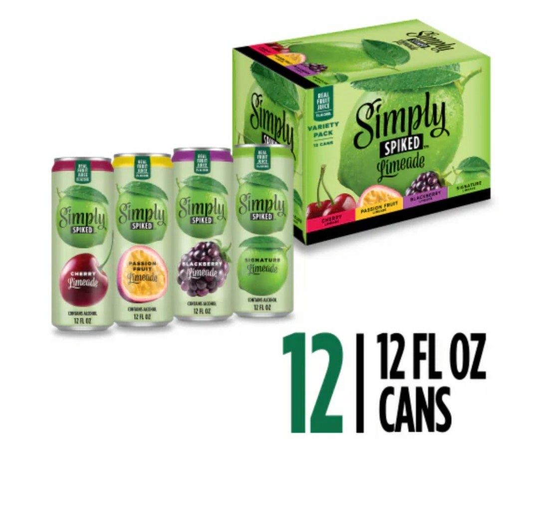 SIMPLY SPIKED LIMEADE VRTY 12C