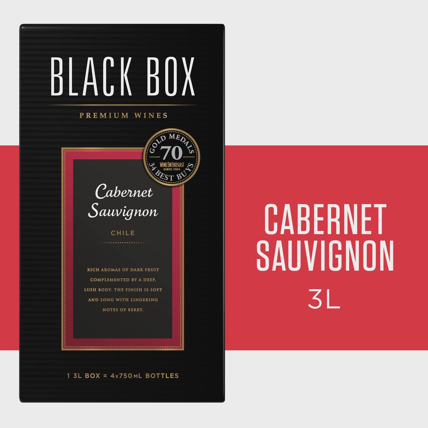 BLACK BOX CAB SAUVIGNON 3.0L