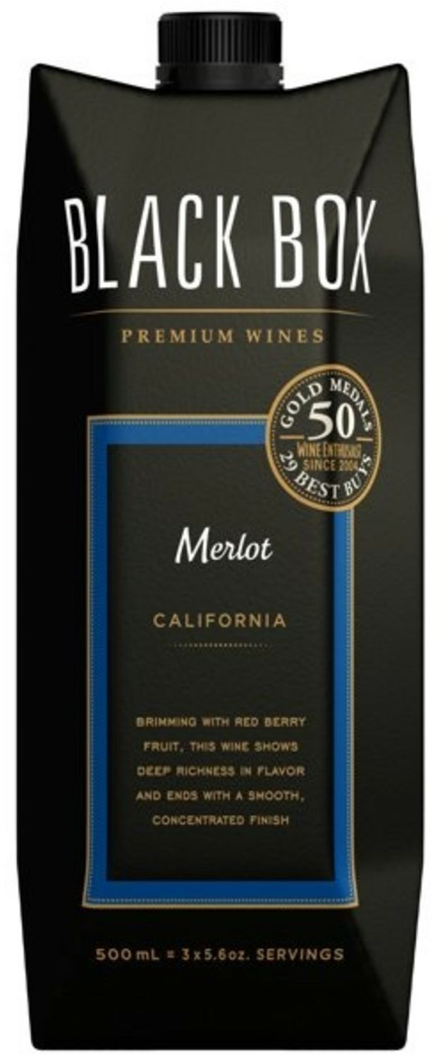 BLACK BOX MERLOT 500ML
