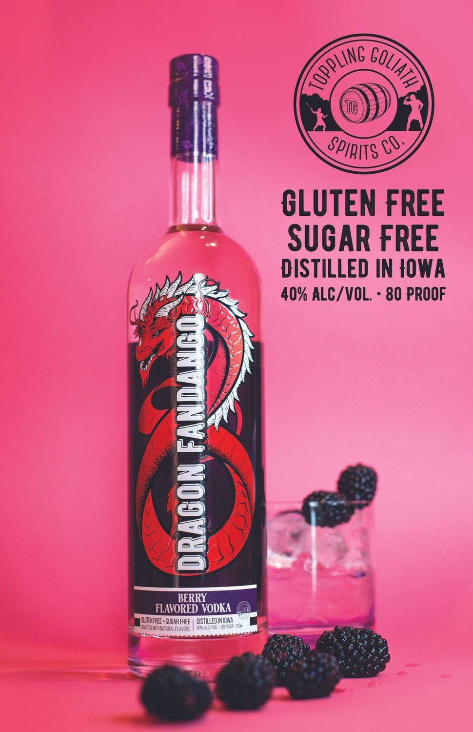DRAGON FANDANGO BERRY VK      750ML