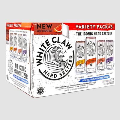 WHITE CLAW SELTZER VARIETY #3  12CAN