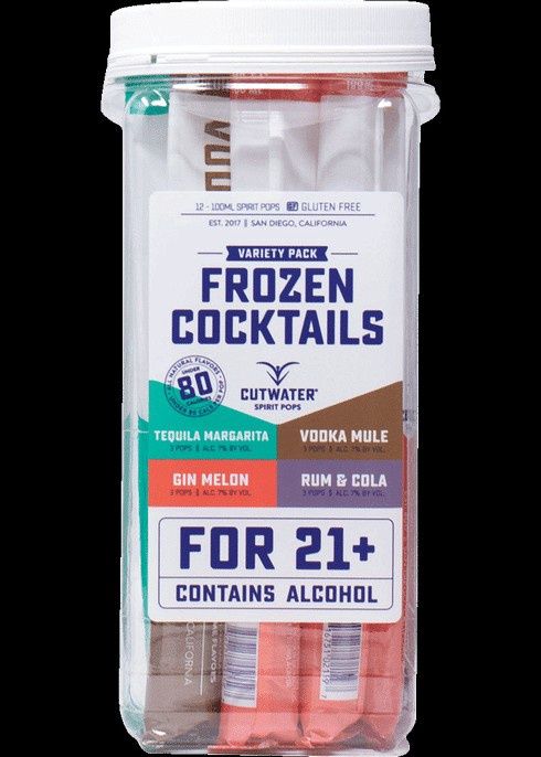 CW FROZEN COCKTAILS POPS 12PK