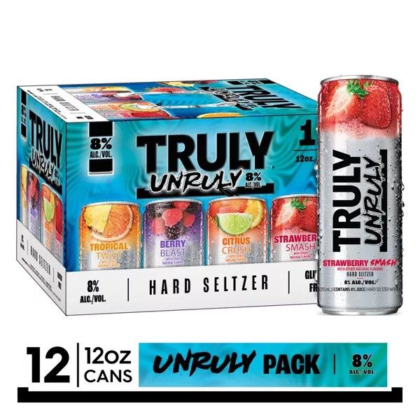 TRULY SPIKED UNRULY VRTY 12PK
