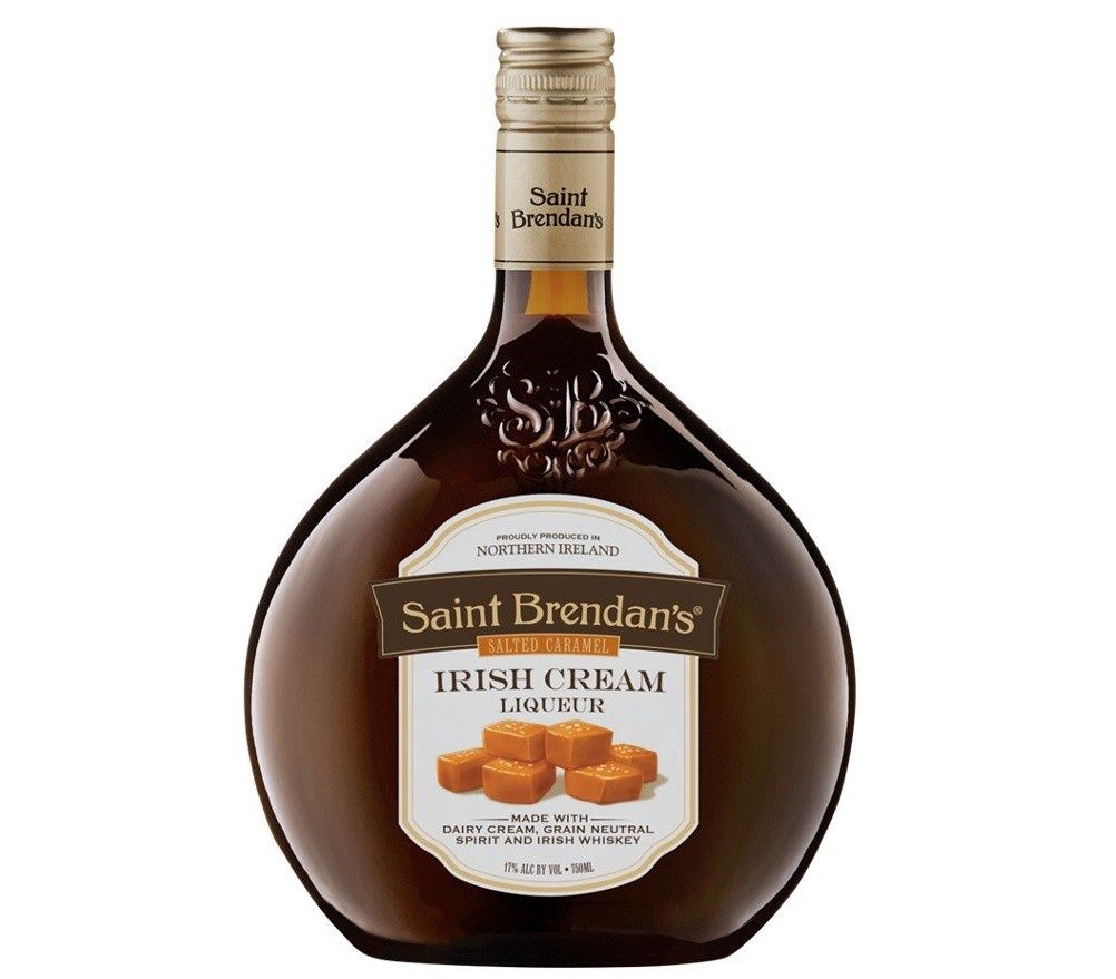 ST BRENDAN&#39;S SALTED CARAMEL IRISH CREAM 750ML