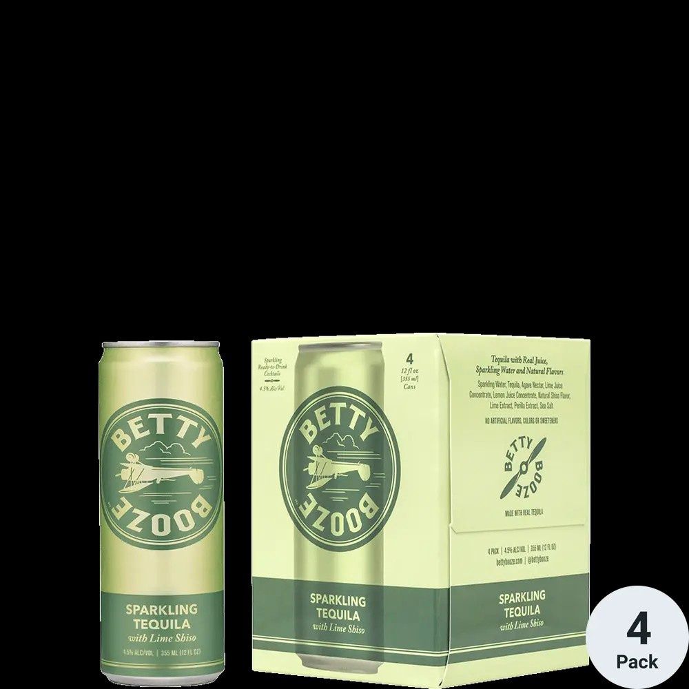 BETTY BOOZE S.TEQ WITH LIME SHIRO 4PK