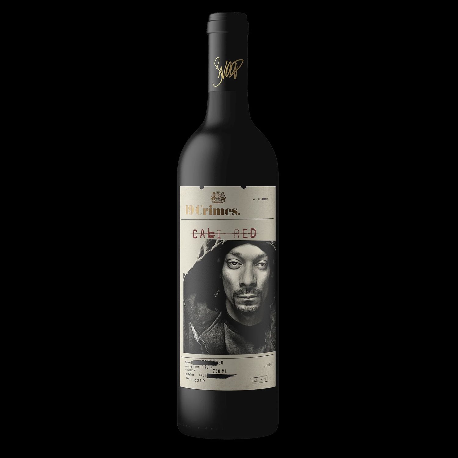 19 CRIMES CALI RED 750ML