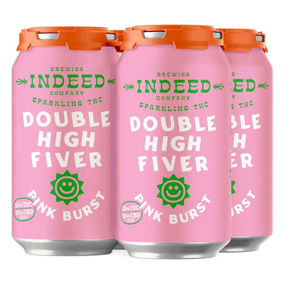 INDEED DBL HIGH 5MG THC PINK BURST 4PK
