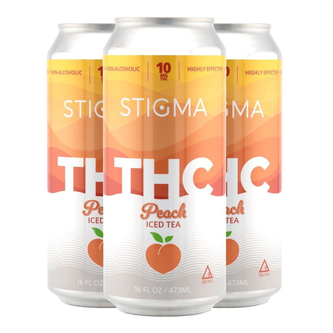 STIGMA THC PEACH ICED TEA 4PK