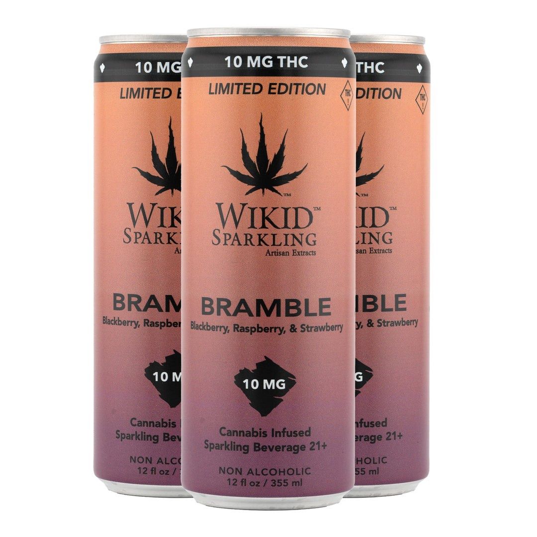 WIKID SPARKLING 10MG THC BRAMBLE 4K