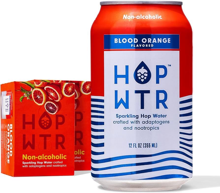 NA HOP WATER BLOOD ORANGE 6PK