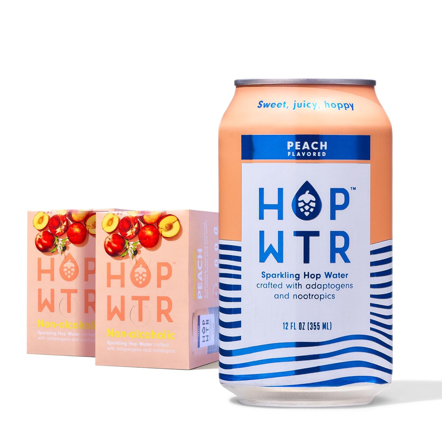 NA HOP WATER PEACH 6PK