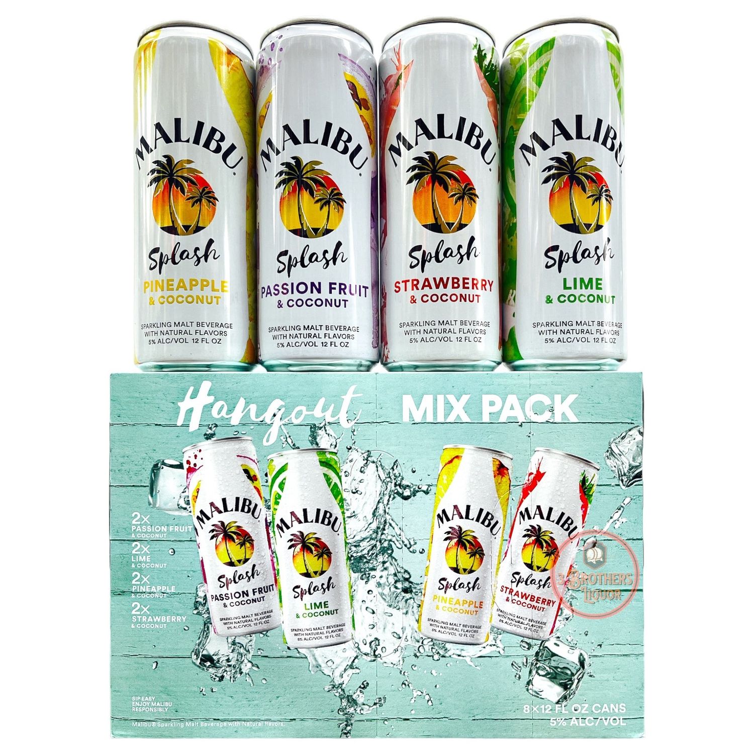MALIBU SPLASH MIX 8PK