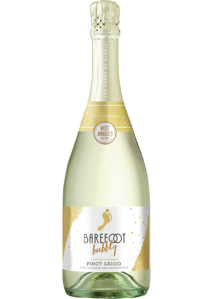 BAREFOOT BUBBLY PINOT GRIGIO 750ML