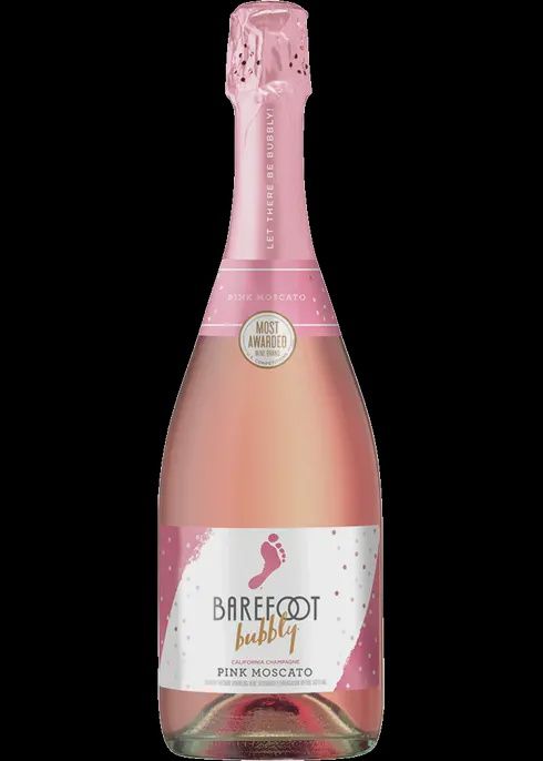 BAREFOOT BUBBLY PINK MOSCATO 750ML