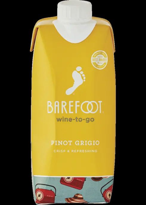 BAREFOOT WINE TO GO PINOT GRIGO