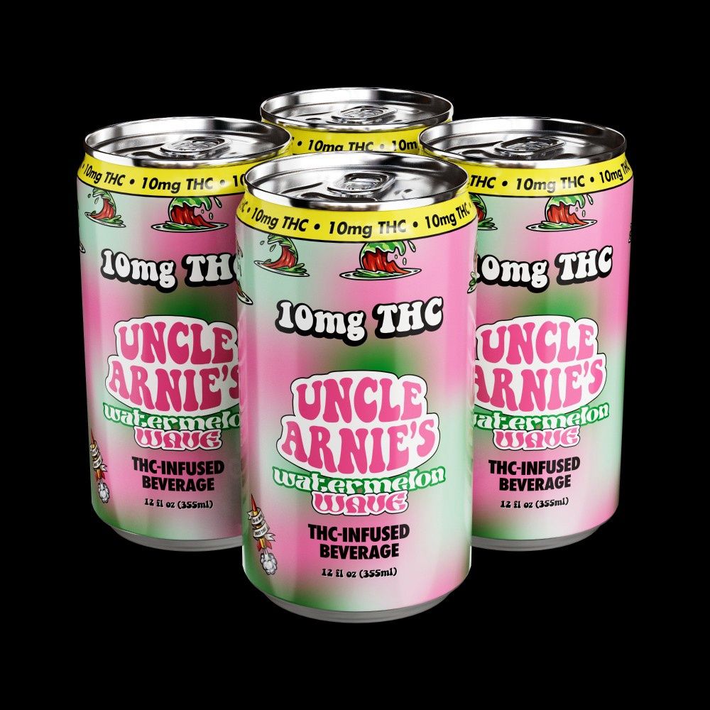 UNCLE ANNIE&#39;S 10MG THC WATERMELON  4PK
