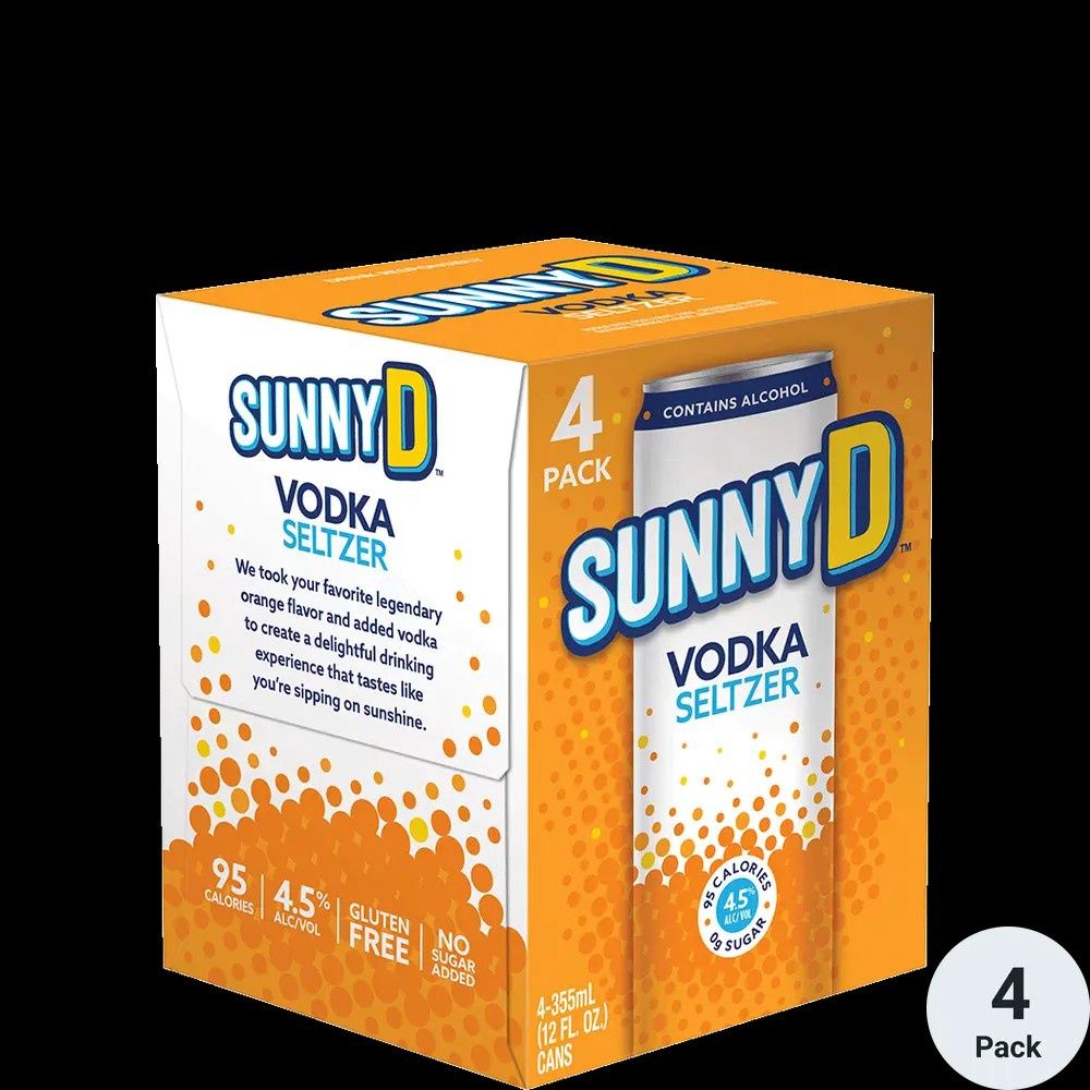 SUNNY D VODKA SELTZER 4C