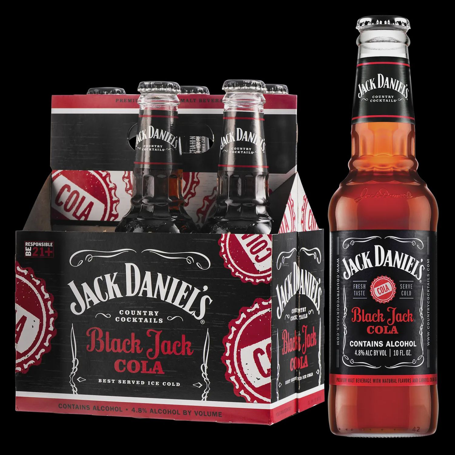 JACK D. BLK JACK COLA