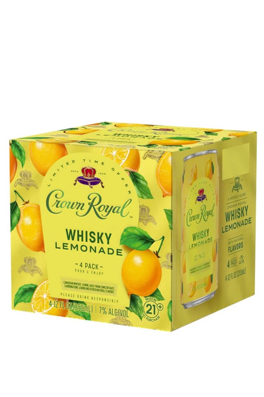 CROWN ROYAL RTD LEMONADE 4PCK