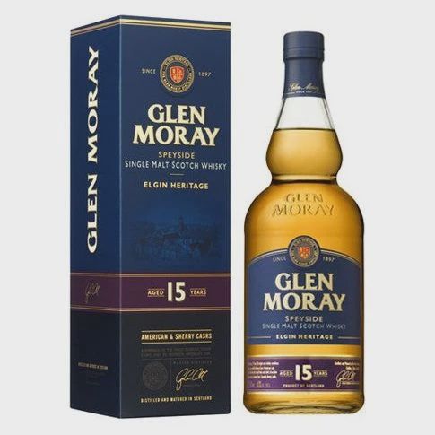 GLEN MORAY 15 YR 750ML
