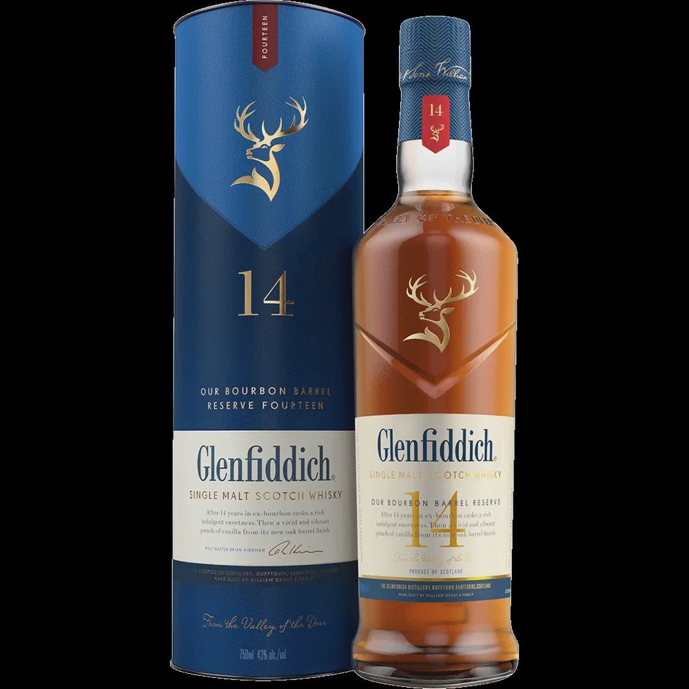 GLENFIDDICH 14YR 750ML