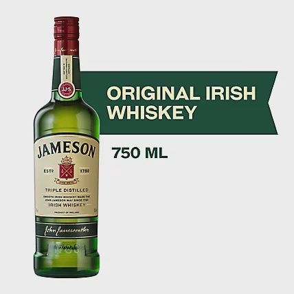 JAMESON IRISH WHISKEY 750ML