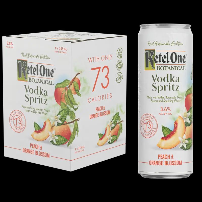 KETEL ONE BOT PEACG &amp; ORANGE 4C