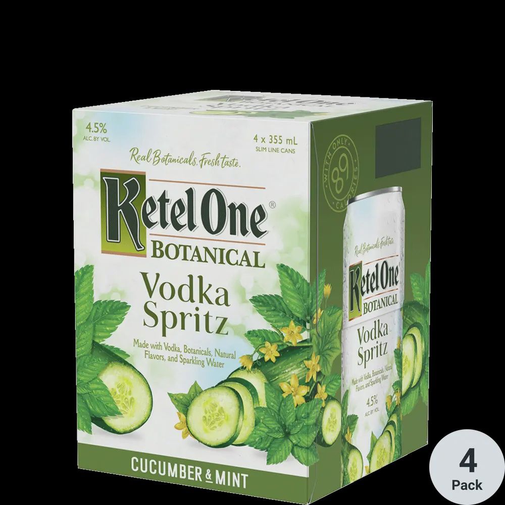 KETEL ONE BOT CUCUM &amp; MINT 4C