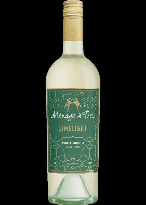 MENAGE A TRIOS LIMELIGHT PINOT GRIGIO 750ML