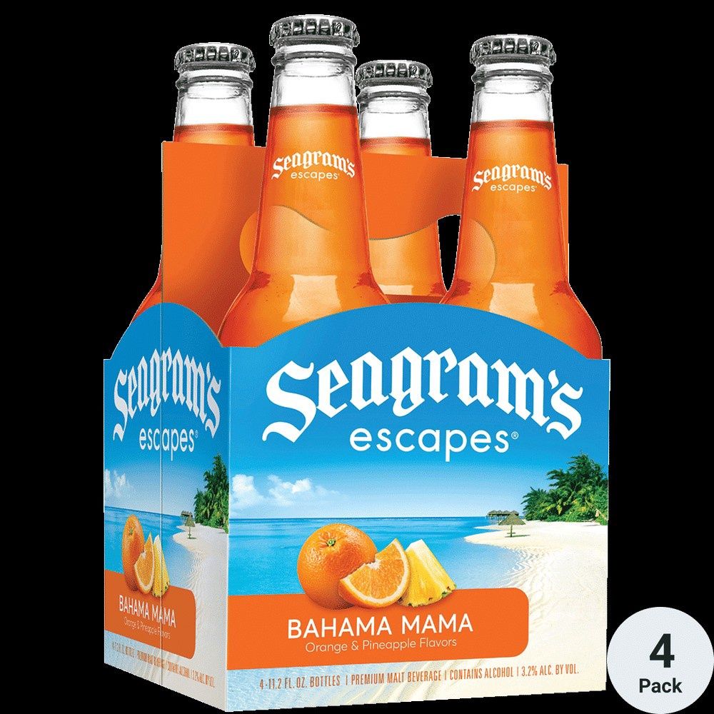 SEAGRAMS BAHAMA MAMA 4Pk