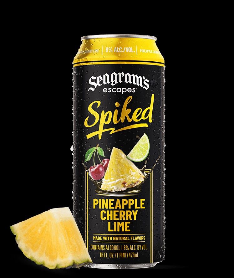 SEAGRAMS SPKD PINEAPPLE CHERRY LIME 1C