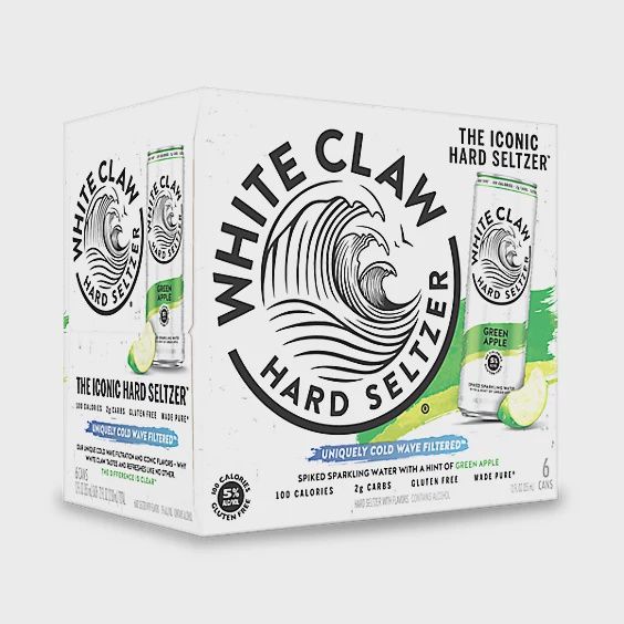 WHITE CLAW GREEN APPLE 6C