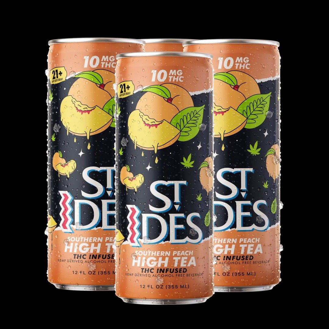 ST. IDES 10THC PEACH TEA  4PK