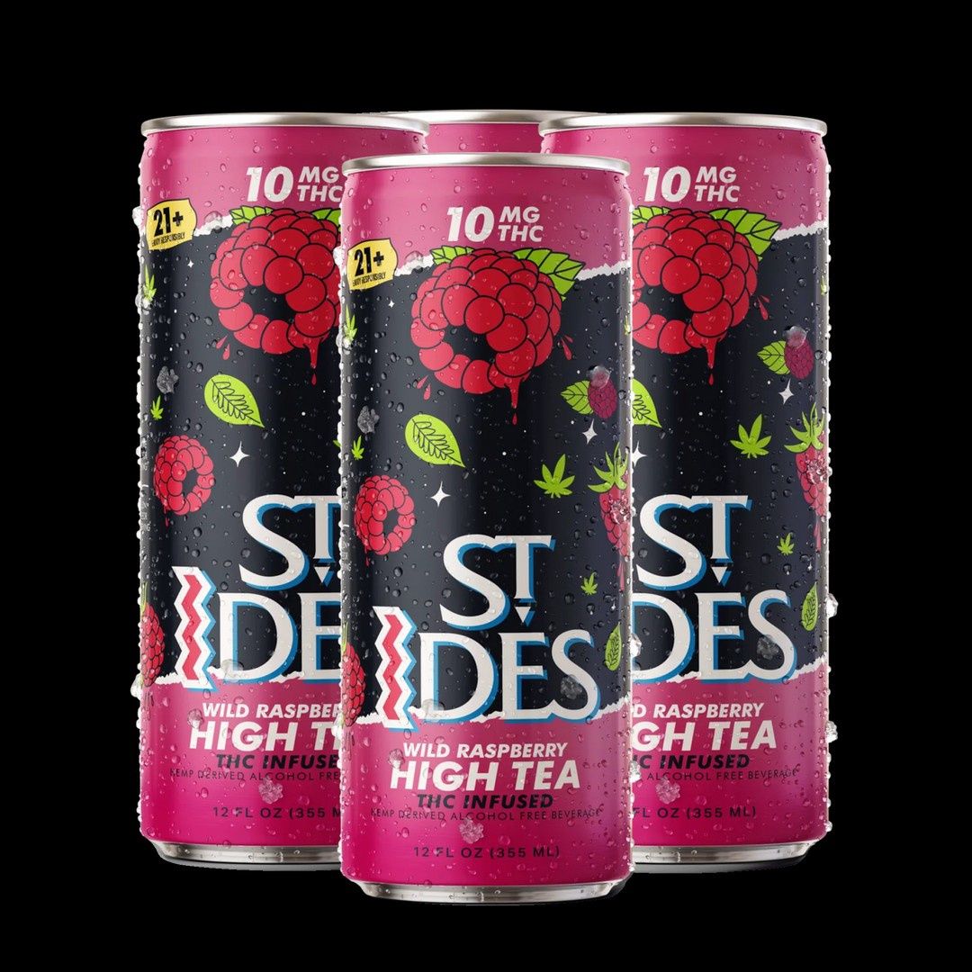 ST. IDES 10THC W.  RASPBERRY 4PK