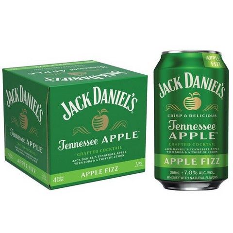 JACK DANIEL&#39;S APPLE FIZZ 4PK