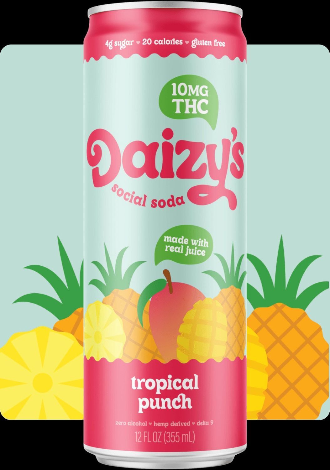 DAIZY&#39;S TROPICAL PUNCH 10MG THC 4PK
