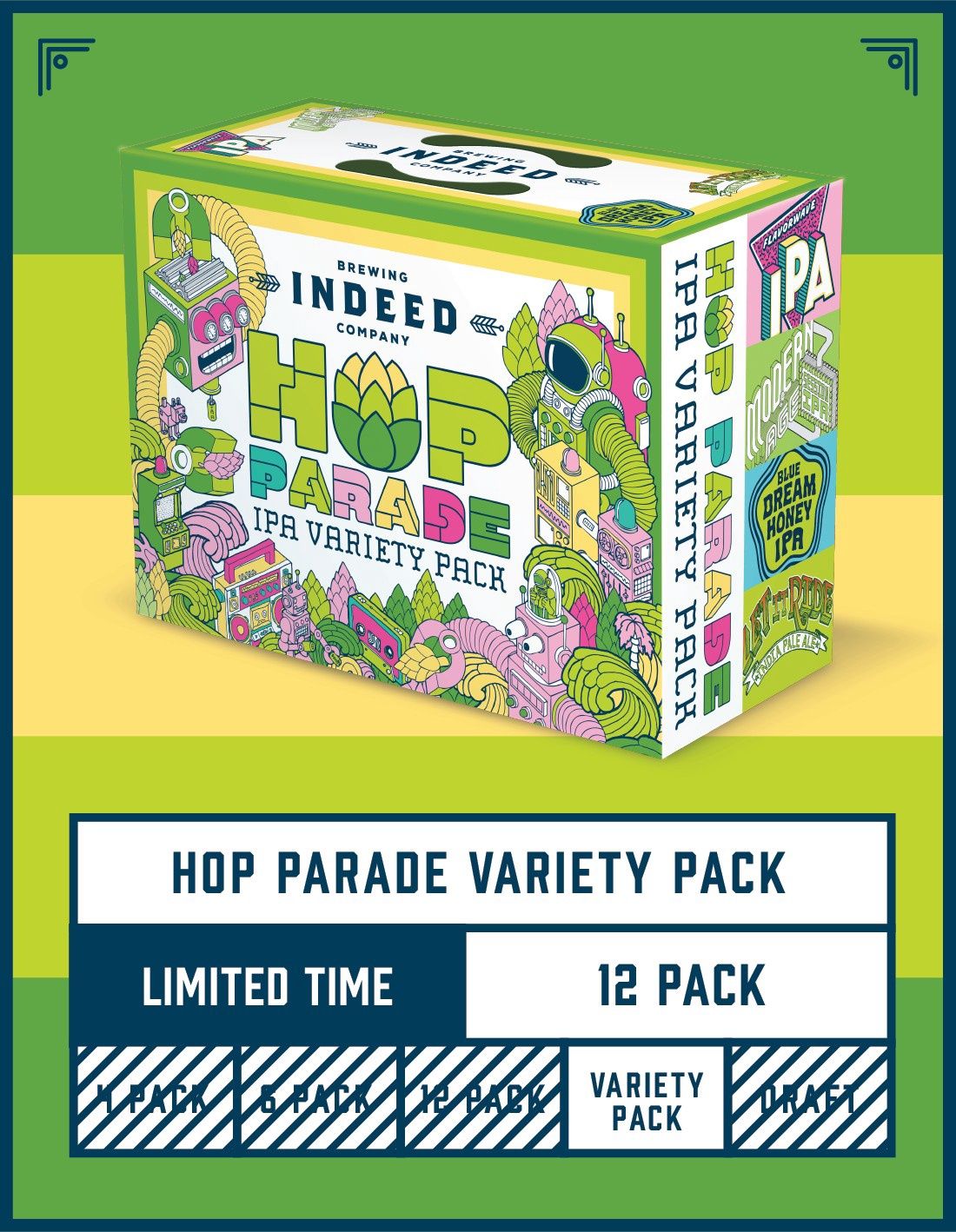 INDEED HOP PARADE VARIETY 12PK