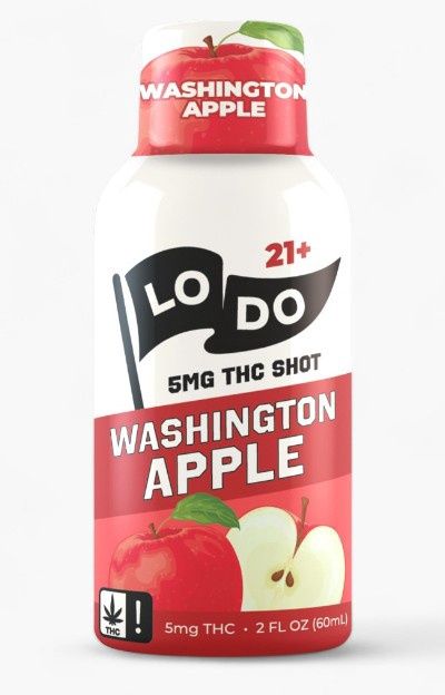 LODO SHOT WASHINGTON APPLE 5MG THC