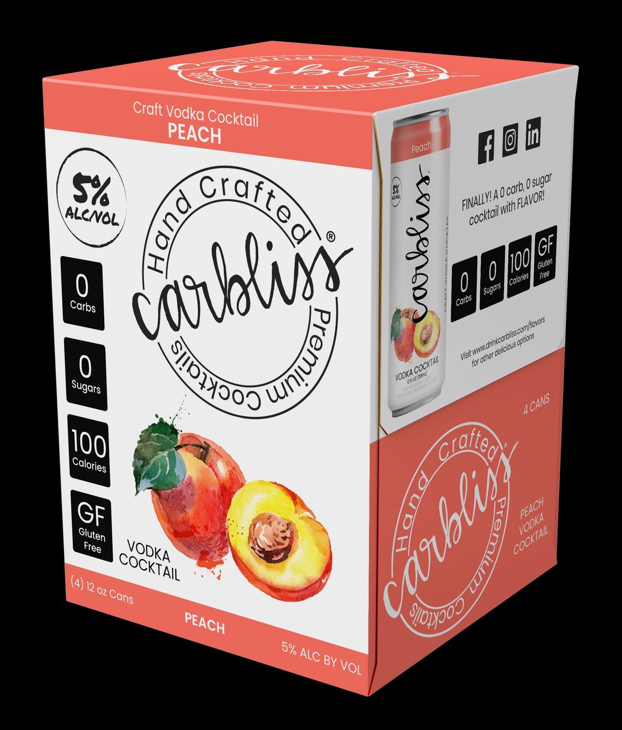 CARBLISS PEACH 4PK