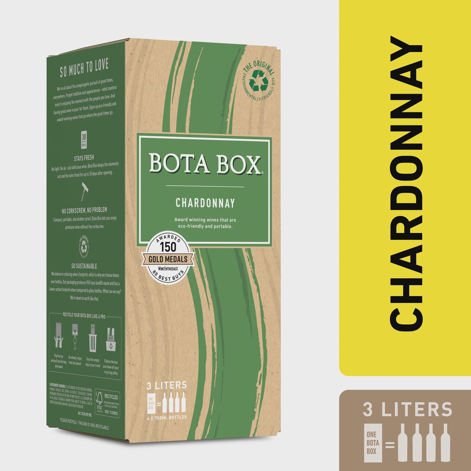 BOTA BOX CHARDONNAY 3L