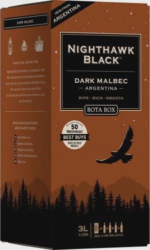 BOTA BOX NIGHTHAWK MALBEC 3L