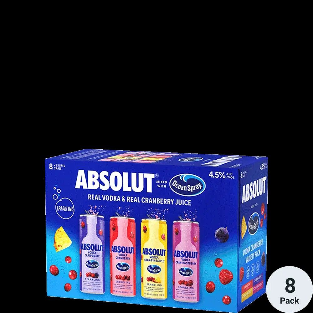 ABSOLUT OS COCKTAIL 8PK