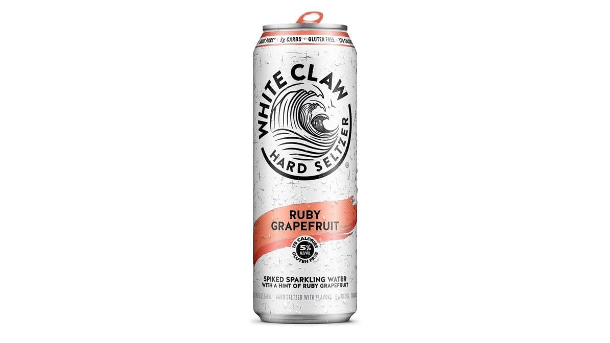 WHITE CLAW RUBY GRAPEFRUIT 19z 1C