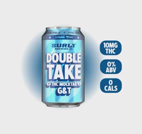 SURLY 10MG THC DOUBLE G&amp;T 4PK