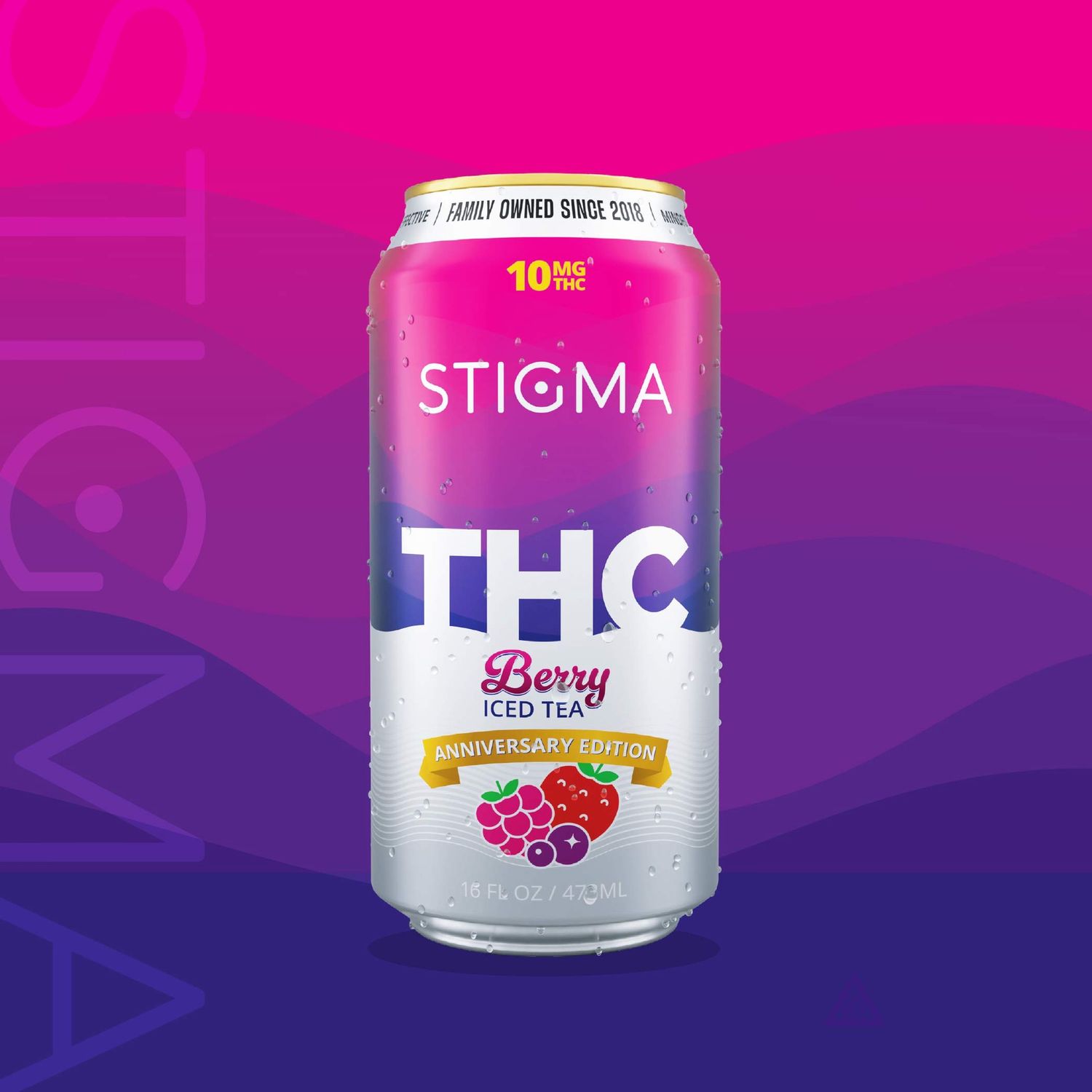 STIGMA BERRY TEA 10MG THC 4PK
