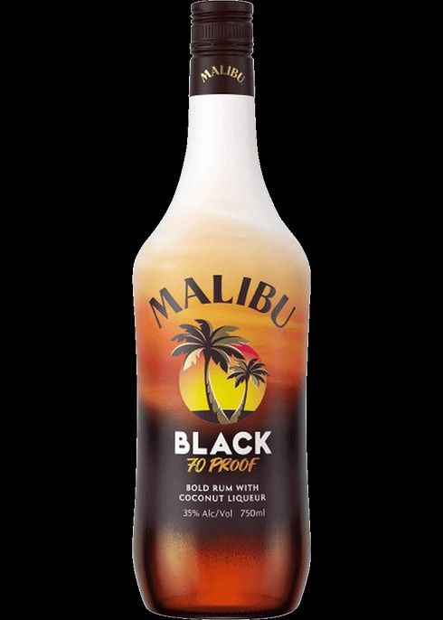 MALIBU BLACK RUM 1.0L